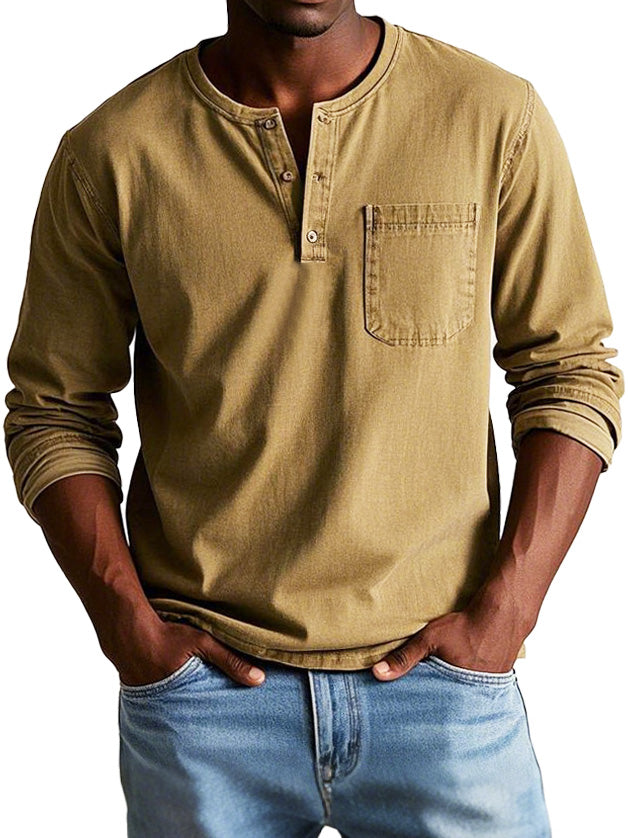Thomas - Classic Long Sleeve Shirt-15553362297205-Mirella Fiore