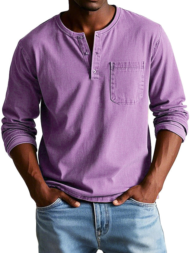 Thomas - Classic Long Sleeve Shirt-15553362297205-Mirella Fiore