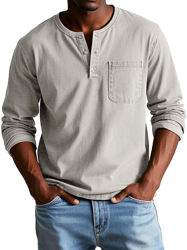 Thomas - Classic Long Sleeve Shirt-15553362297205-Mirella Fiore