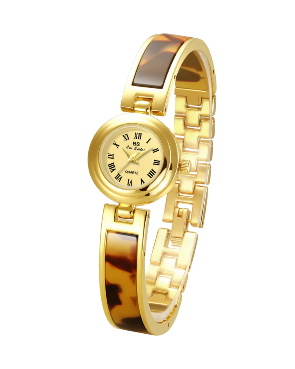 Ticiana – Tortoiseshell bracelet – Vintage watch-15233938096501-Nancy & Mae Savannah