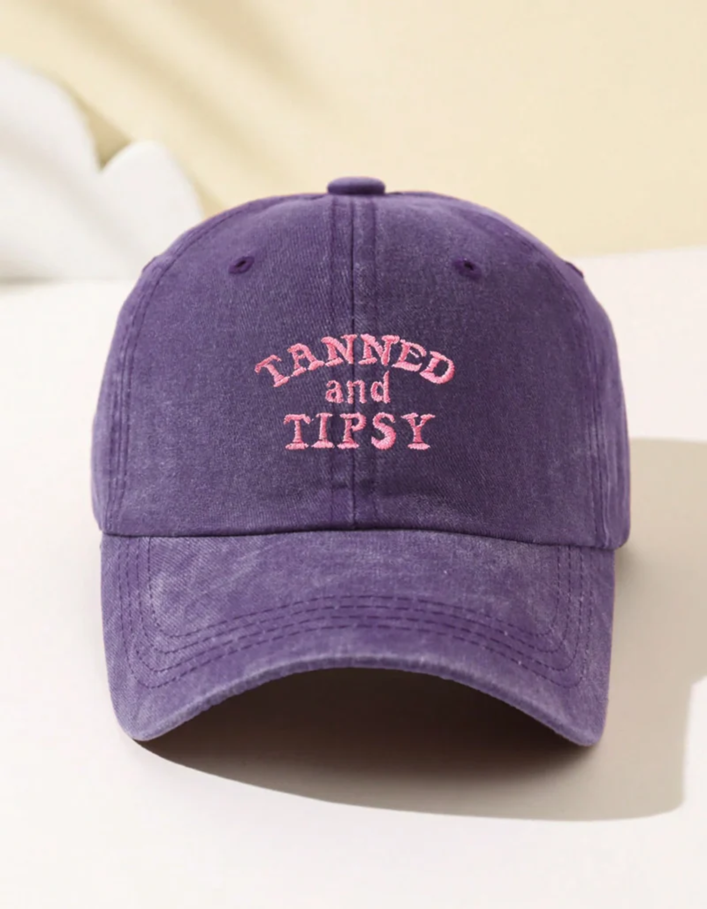 Tipselle – Slogan charm – Cotton baseball cap-15133816652149-Nancy & Mae Savannah