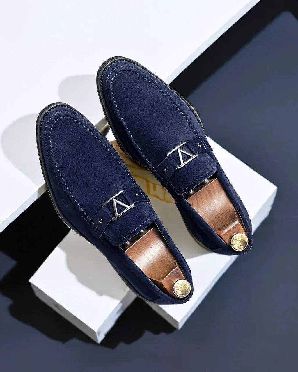 Valentéo Suede Loafer-15553365049717-Mirella Fiore