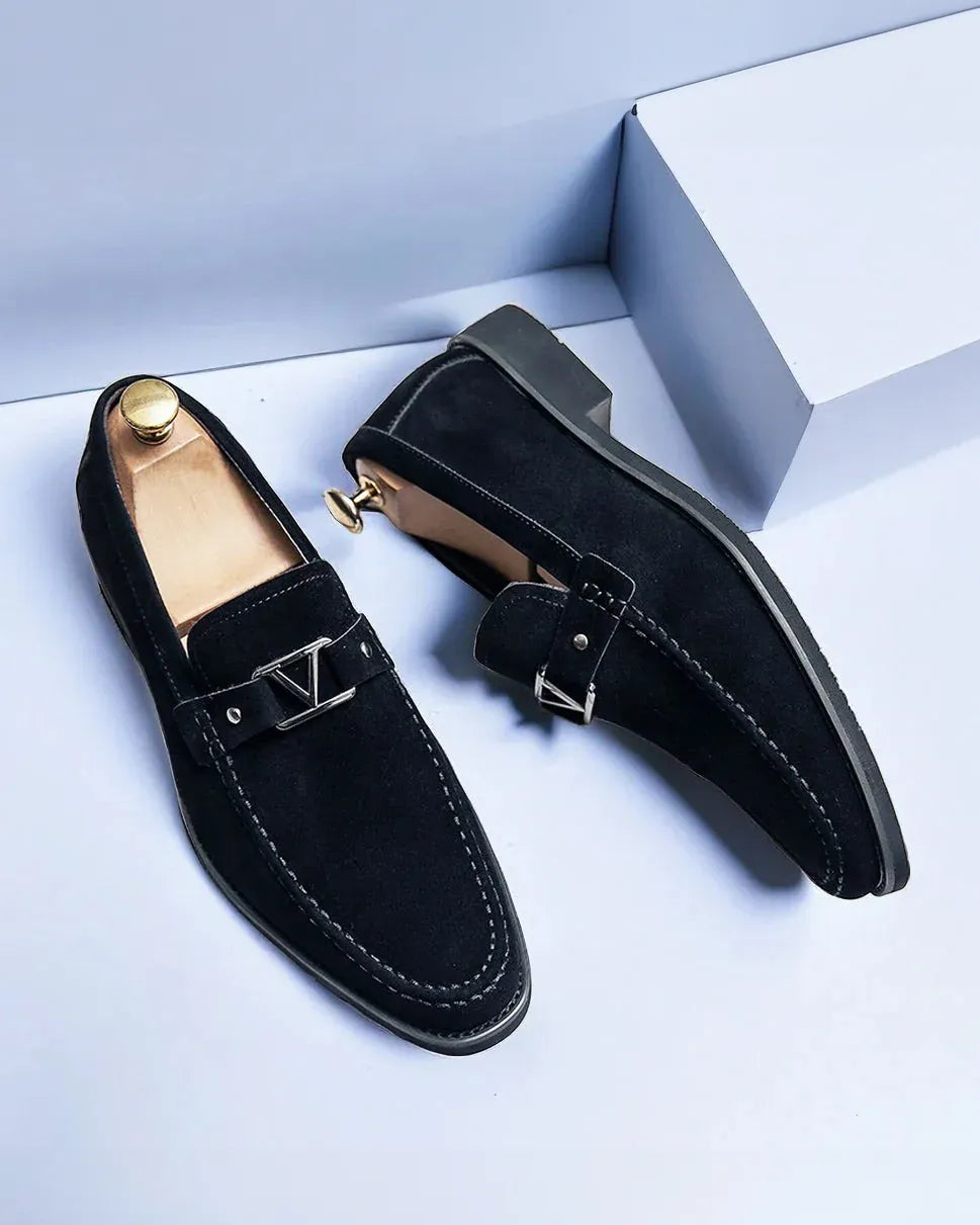 Valentéo Suede Loafer-15553365049717-Mirella Fiore