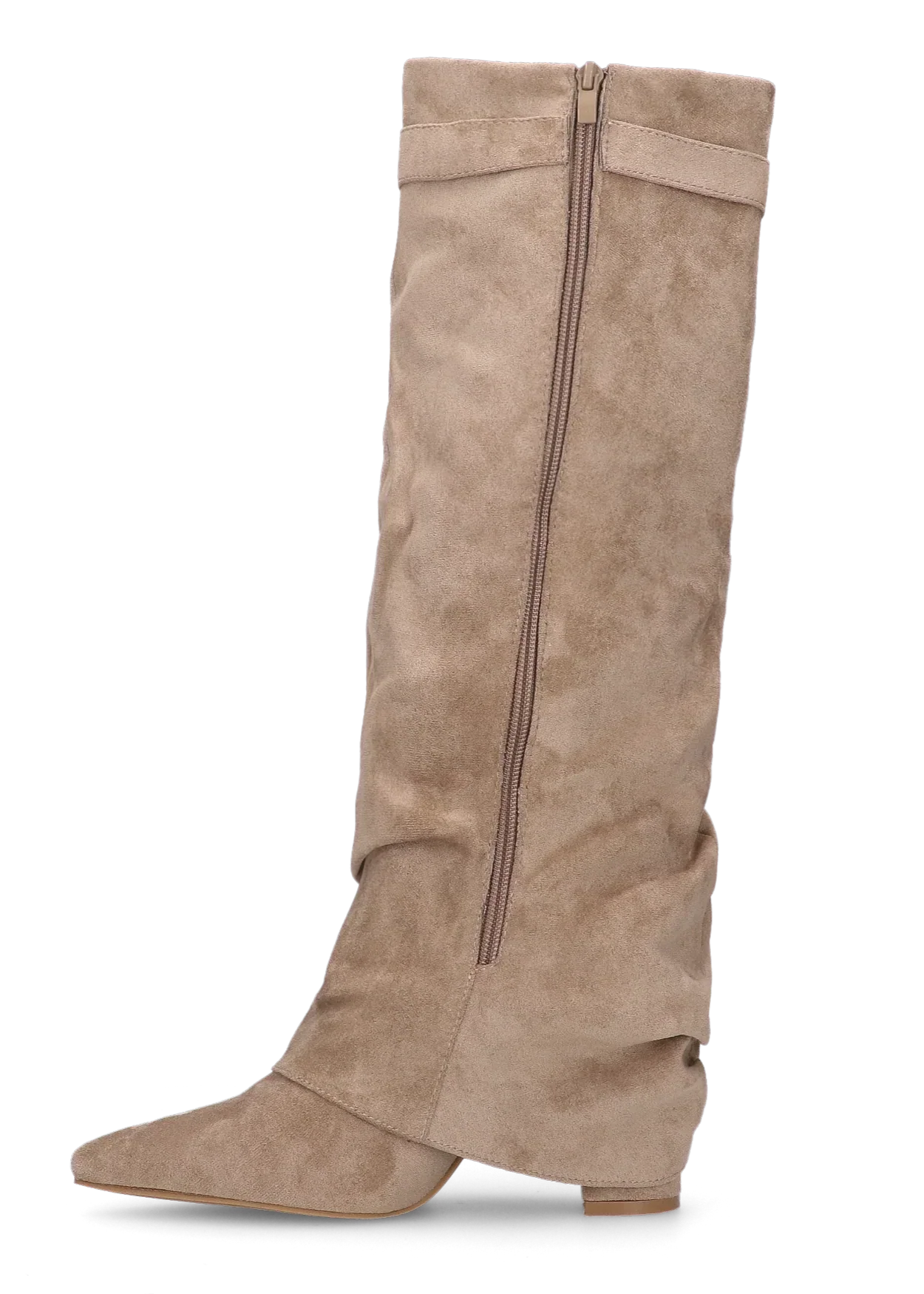 Valentina - Slouchy Knee-High Boots made of Suede-15553347715445-Mirella Fiore