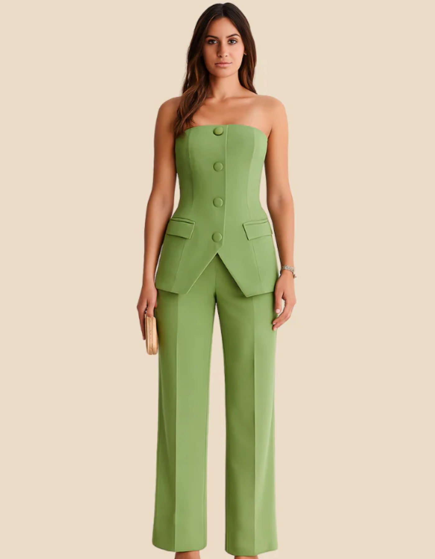 Valissia – Strapless tailored – Co-ord set-15133849125237-Mirella Fiore