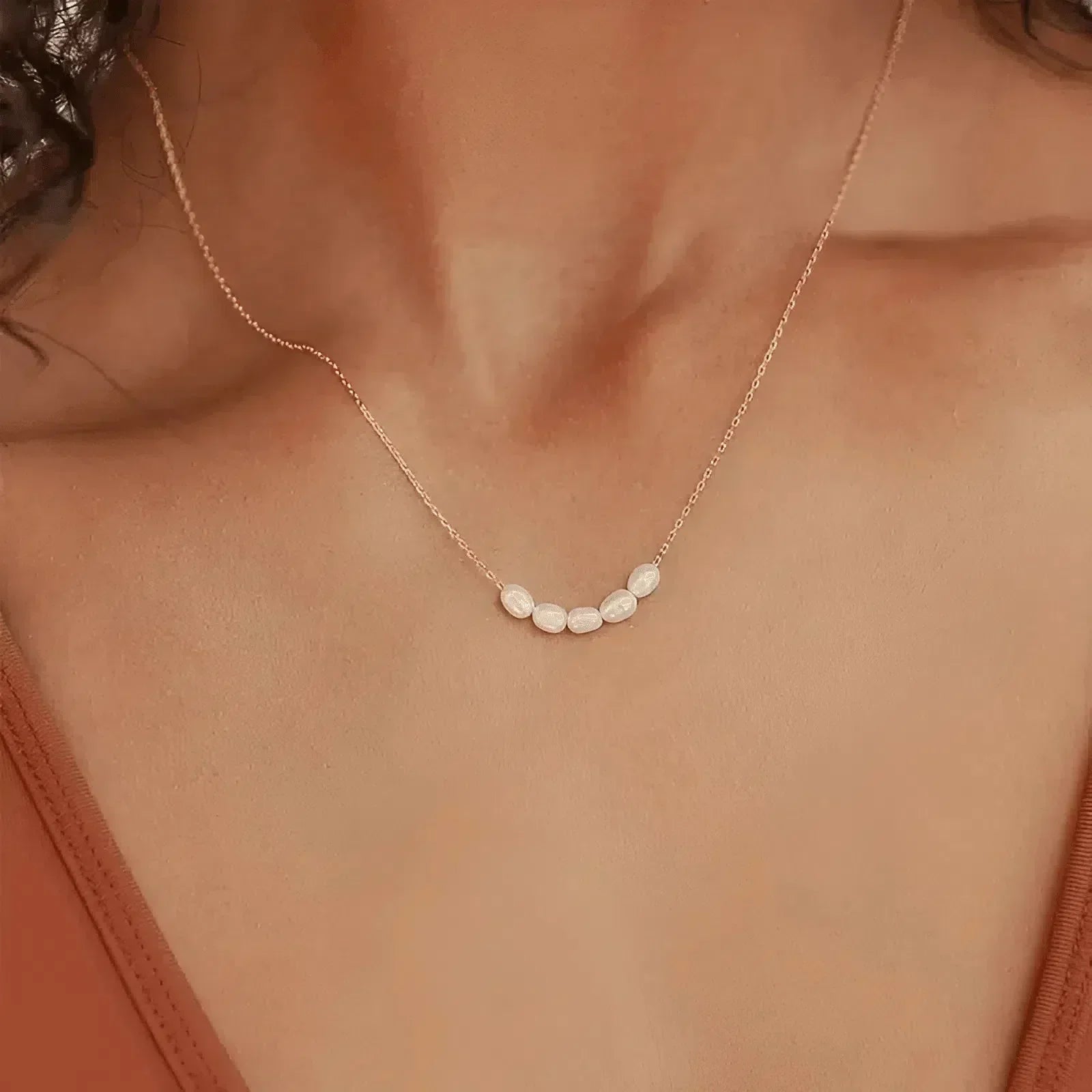 Velinia – Freshwater pearl detail – Necklace-15227799568757-Mirella Fiore