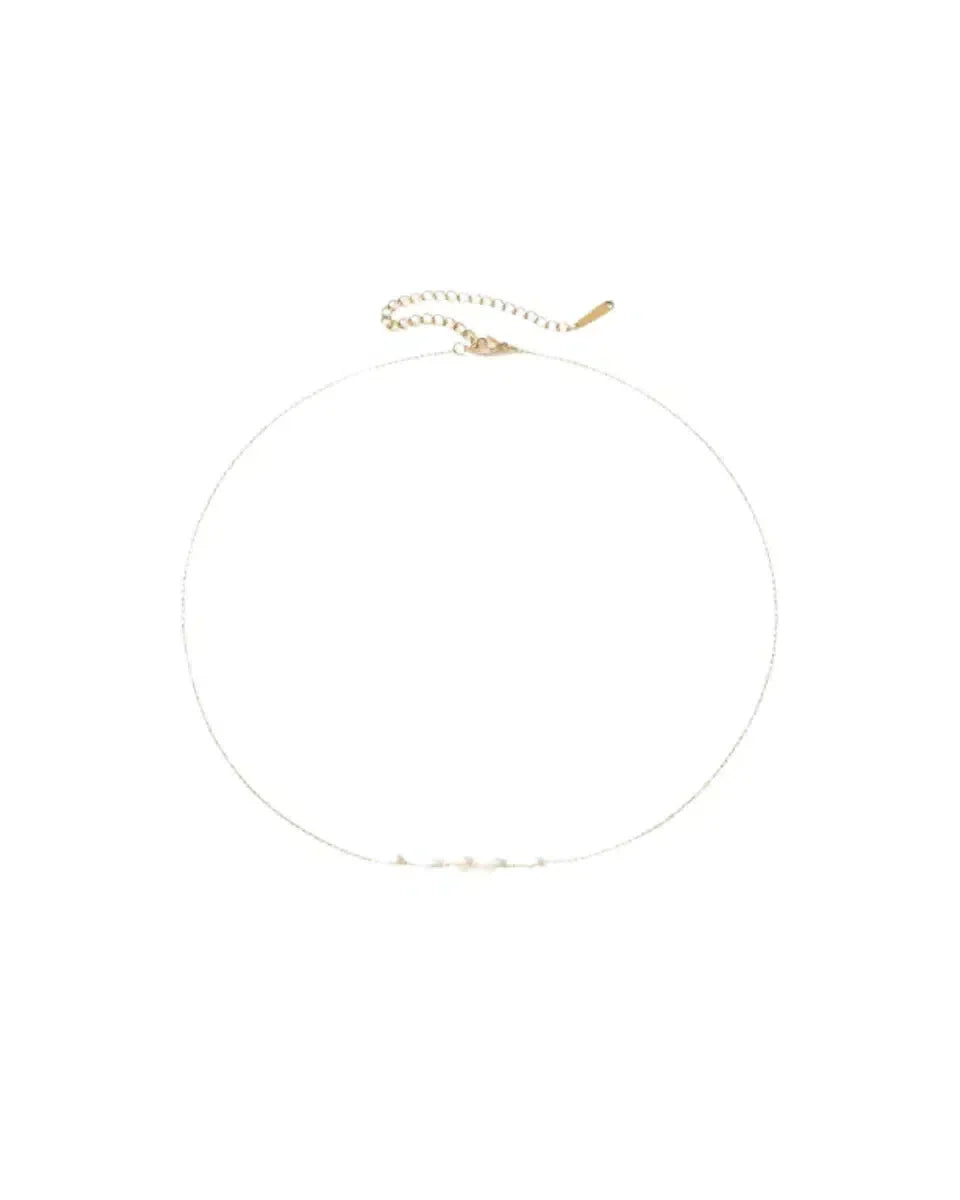 Velinia – Freshwater pearl detail – Necklace-15227799568757-Mirella Fiore