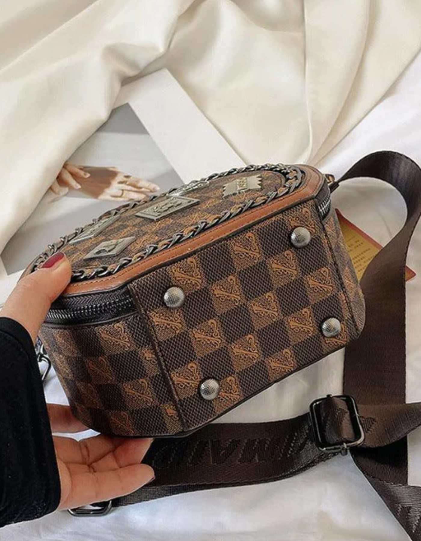 Velloire – Vintage patchwork charm – Crossbody handbag-15209173942645-Mirella Fiore