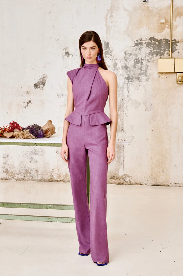 Veranique – Draped neck – Tailored one-piece-15133887299957-Mirella Fiore