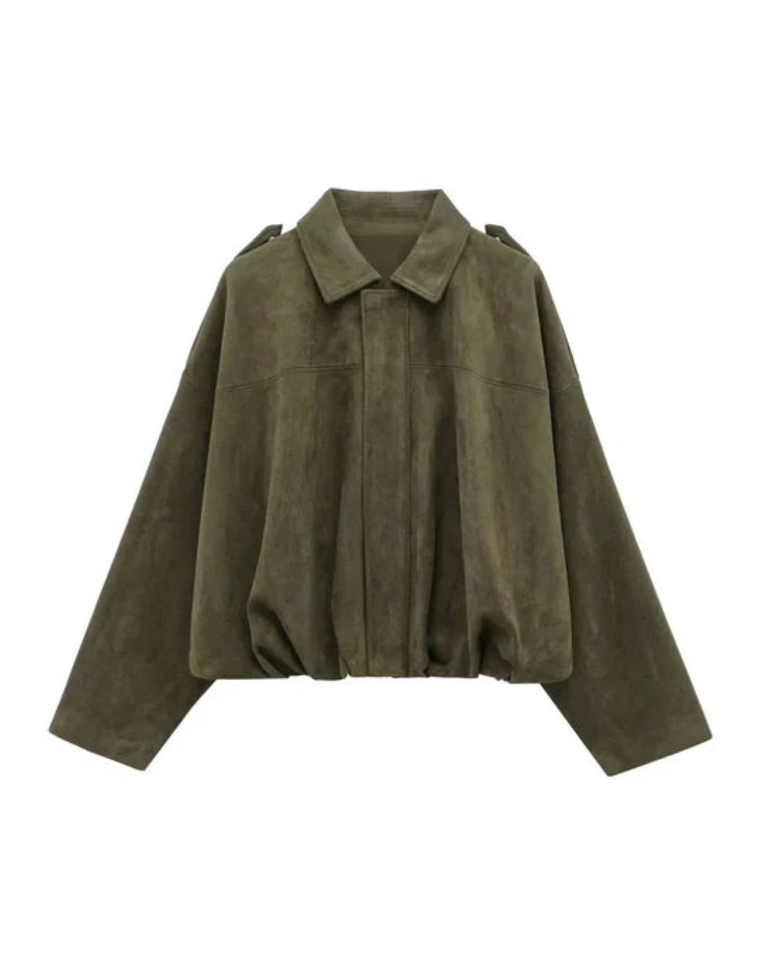 Verdua – Luxe touch – Faux suede bomber jacket-15133777592693-Mirella Fiore