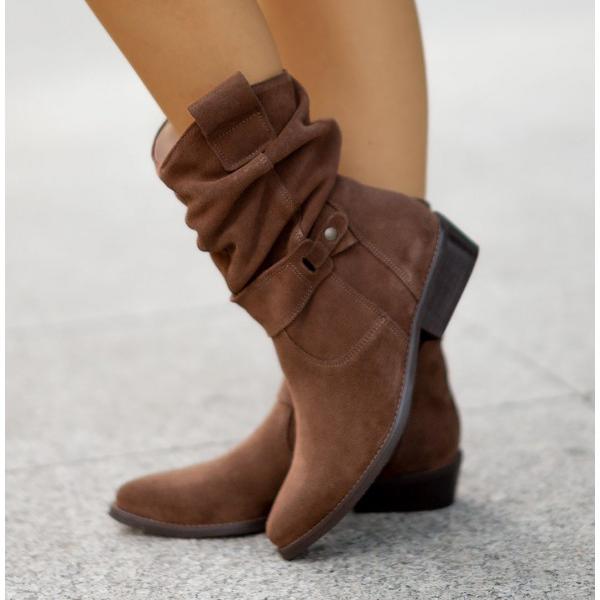 Vesper - Suede Boots-15544868766069-Mirella Fiore