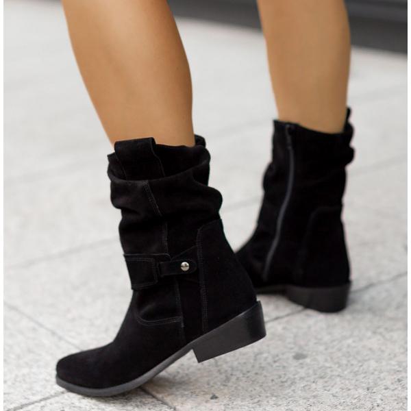 Vesper - Suede Boots-15544868766069-Mirella Fiore