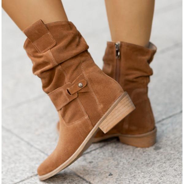 Vesper - Suede Boots-15544868766069-Mirella Fiore