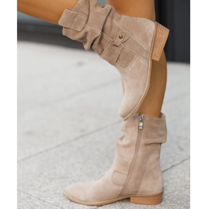 Vesper - Suede Boots-15544868766069-Mirella Fiore