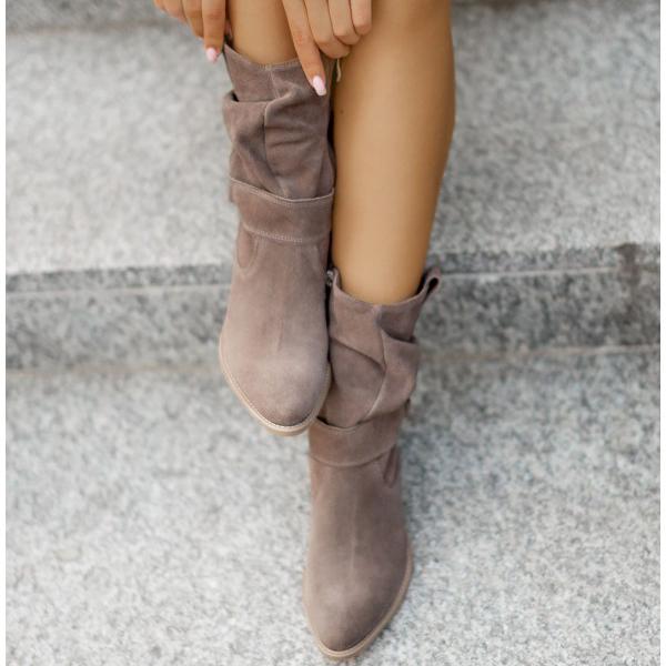 Vesper - Suede Boots-15544868766069-Mirella Fiore