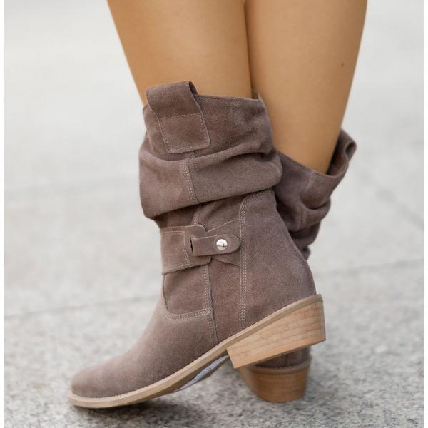 Vesper - Suede Boots-15544868766069-Mirella Fiore