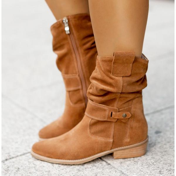 Vesper - Suede Boots-15544868766069-Mirella Fiore