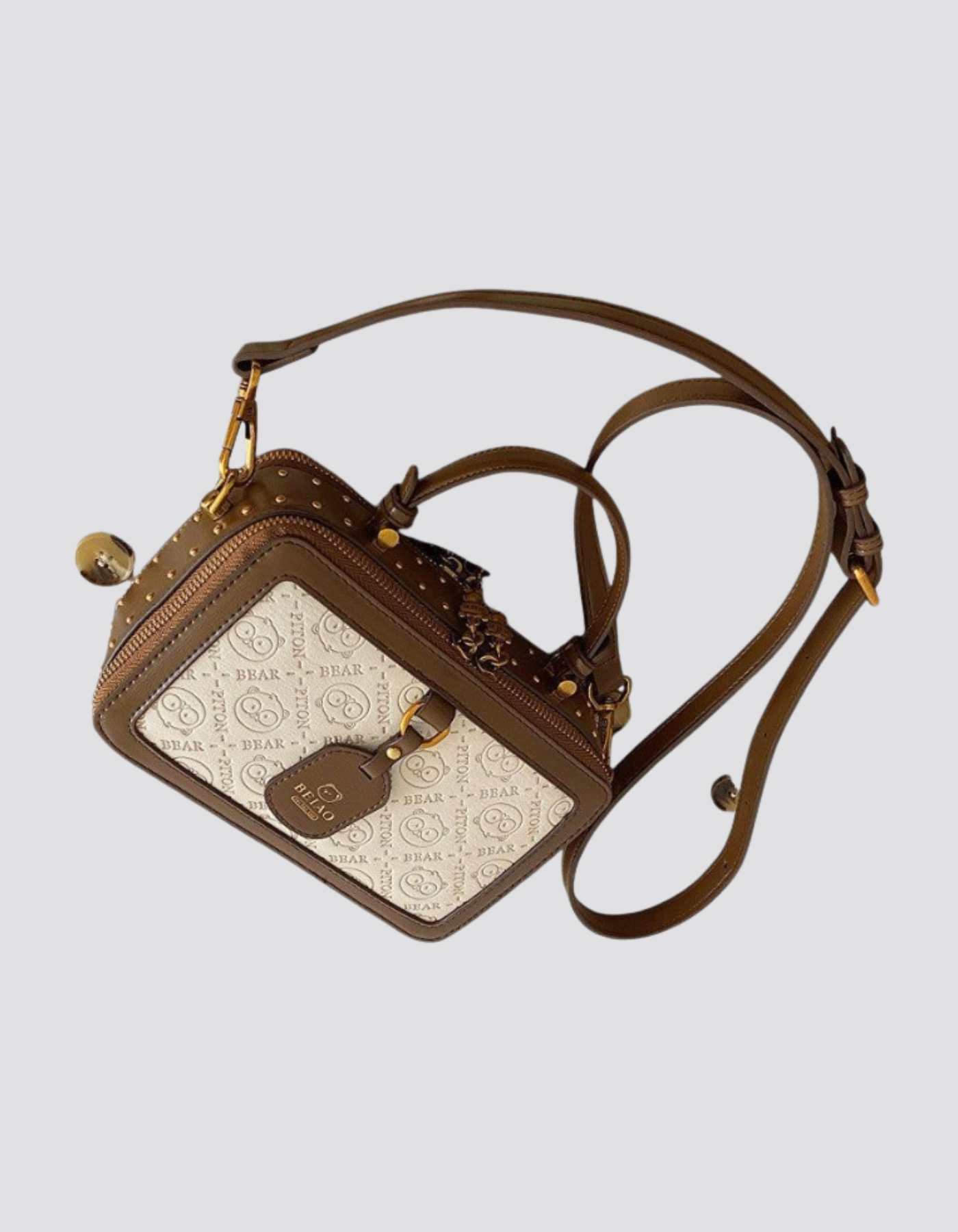 Vianella – Bear charm detail – Crossbody handbag-15209173516661-Mirella Fiore