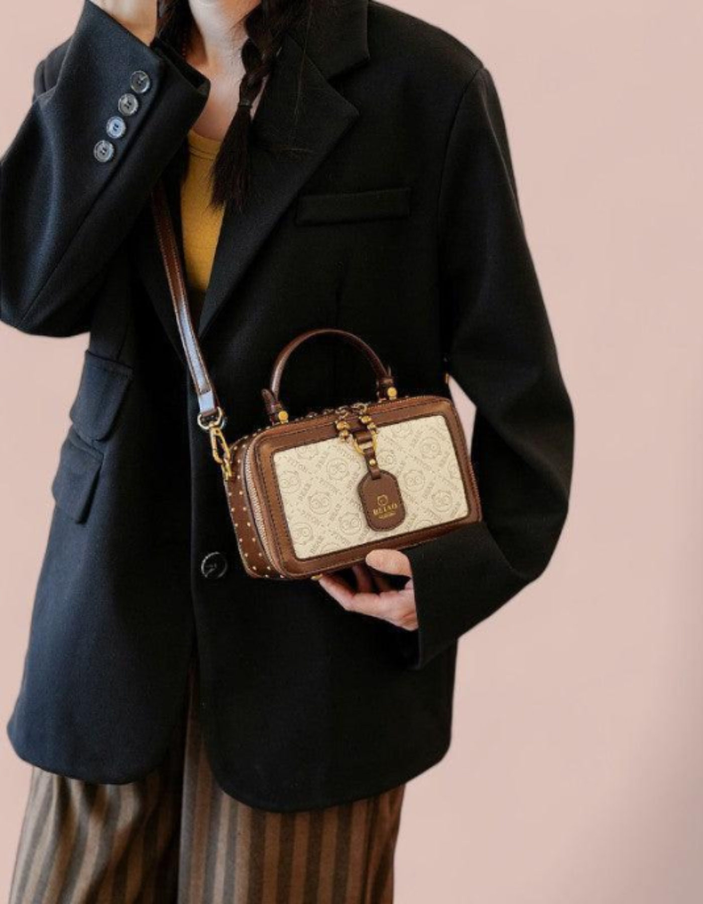 Vianella – Bear charm detail – Crossbody handbag-15209173516661-Mirella Fiore