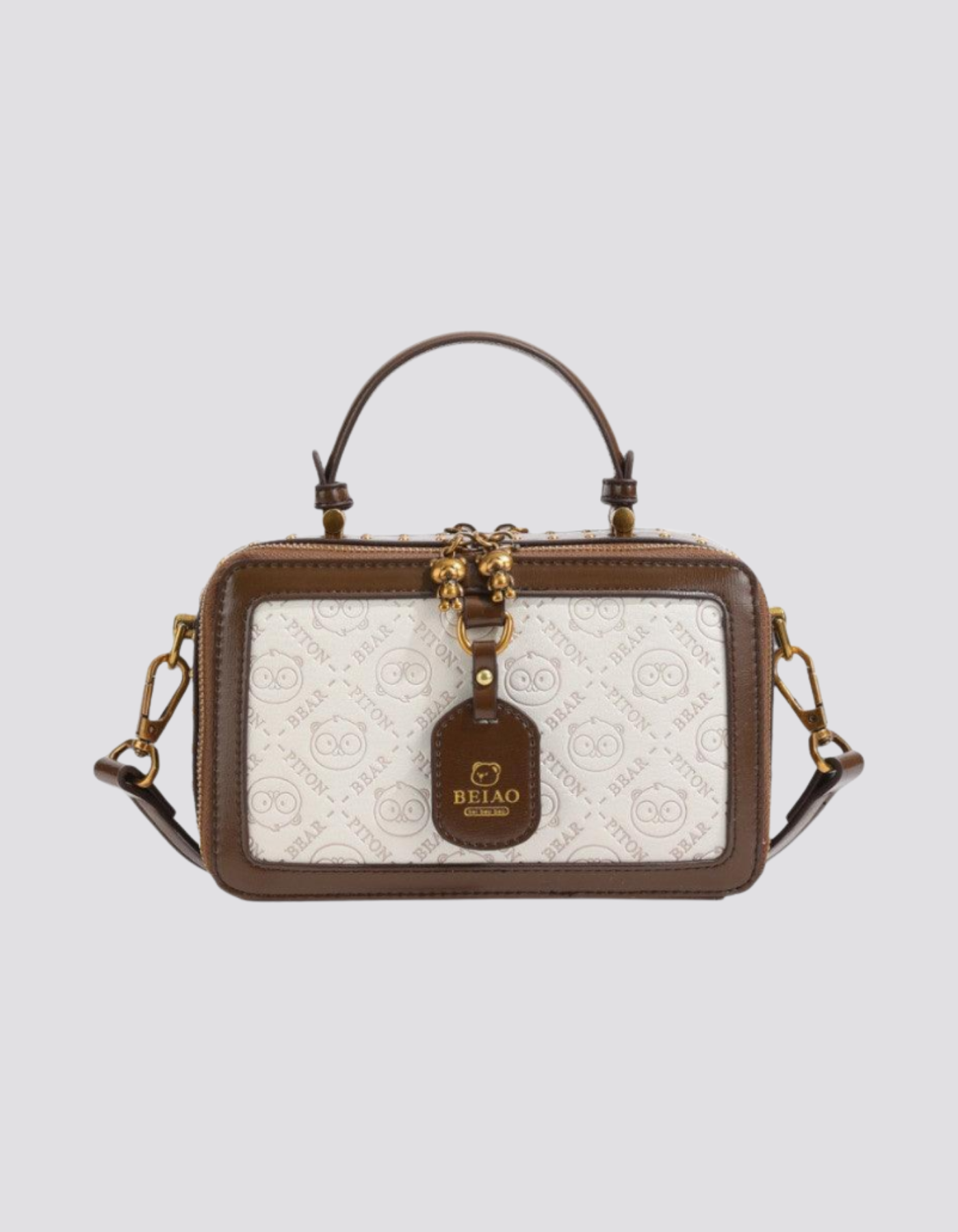Vianella – Bear charm detail – Crossbody handbag-15209173516661-Mirella Fiore
