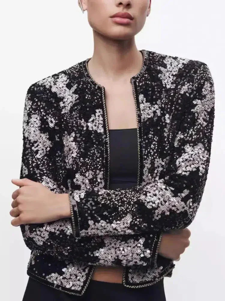 Viatrix – Shimmering design – Sequin jacket-15133992026485-Mirella Fiore