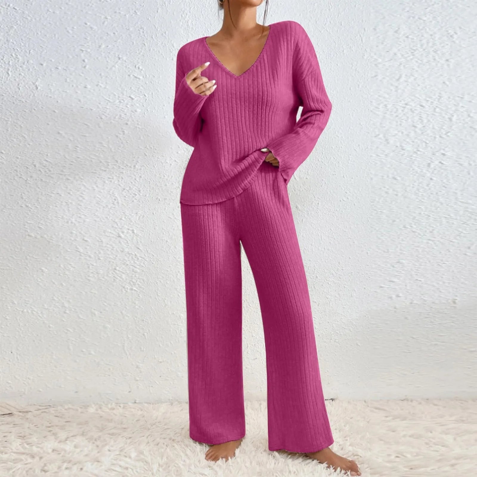 Vina - Comfortable Knitting Set-15553174438261-Mirella Fiore