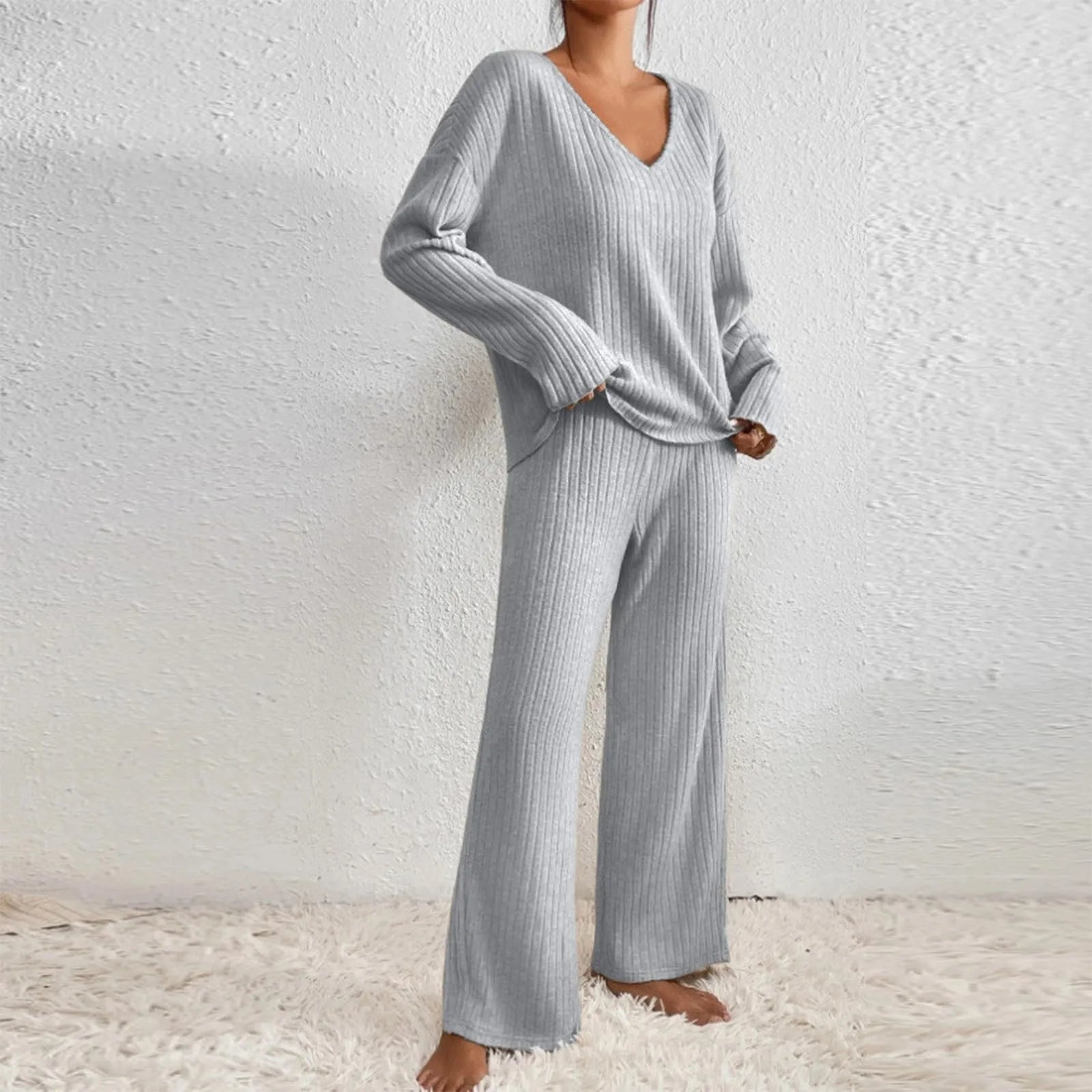 Vina - Comfortable Knitting Set-15553174438261-Mirella Fiore