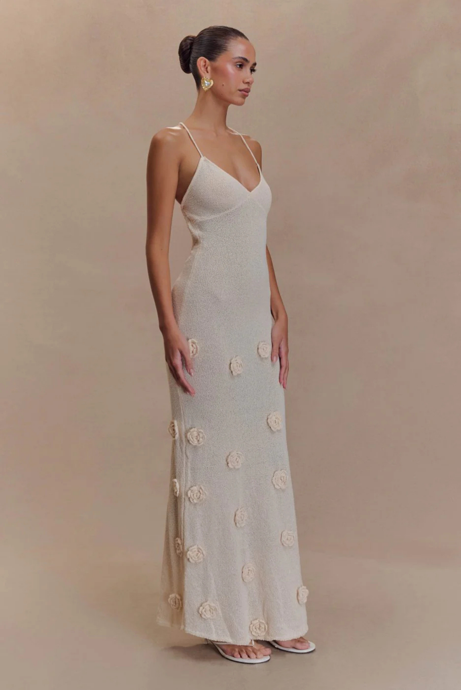 Vinna – 3D floral – Strappy maxi dress-15260967305589-Mirella Fiore