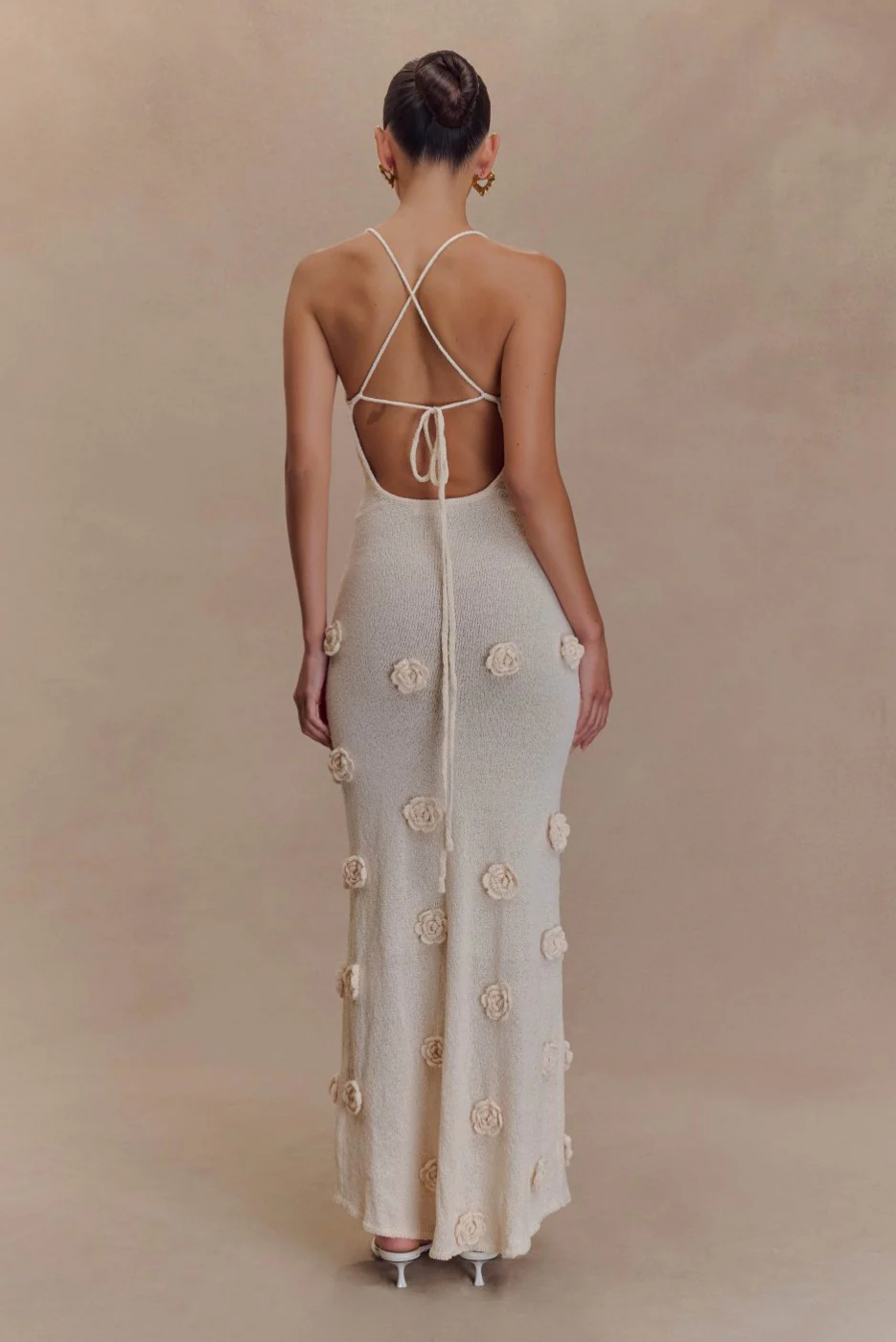 Vinna – 3D floral – Strappy maxi dress-15260967305589-Mirella Fiore