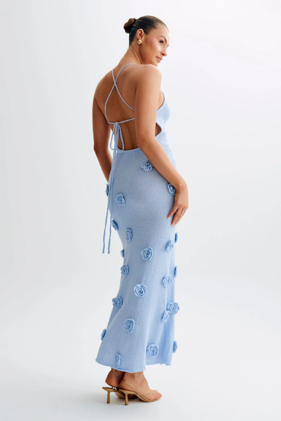 Vinna – 3D floral – Strappy maxi dress-15260967305589-Mirella Fiore