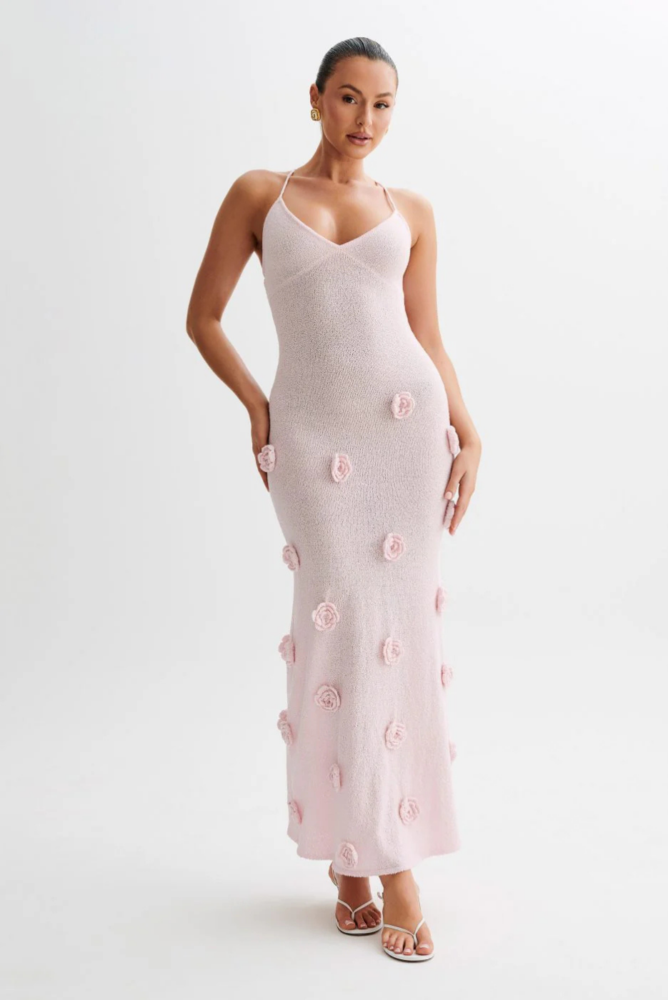 Vinna – 3D floral – Strappy maxi dress-15260967305589-Mirella Fiore