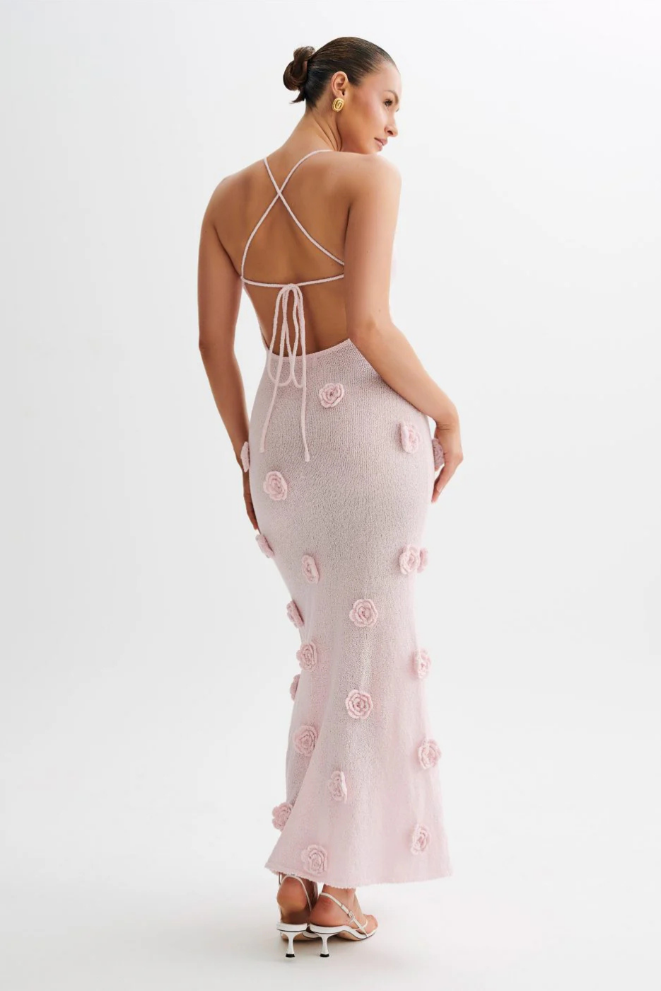 Vinna – 3D floral – Strappy maxi dress-15260967305589-Mirella Fiore