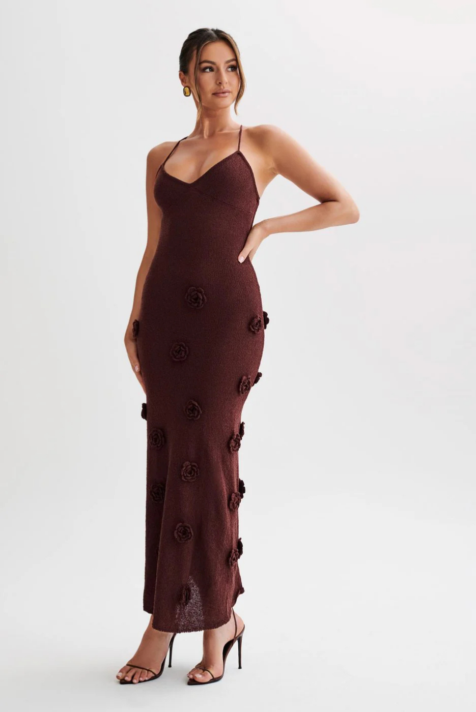 Vinna – 3D floral – Strappy maxi dress-15260967305589-Mirella Fiore