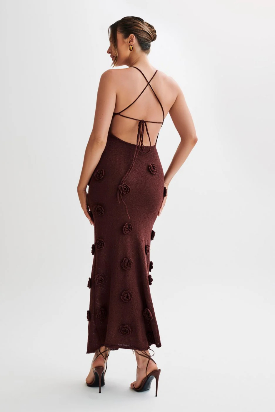 Vinna – 3D floral – Strappy maxi dress-15260967305589-Mirella Fiore