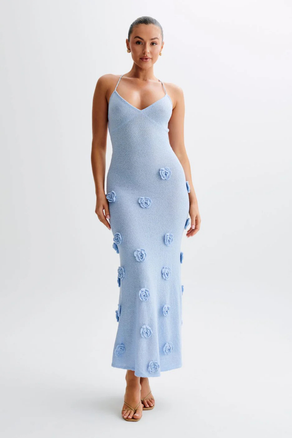 Vinna – 3D floral – Strappy maxi dress-15260967305589-Mirella Fiore