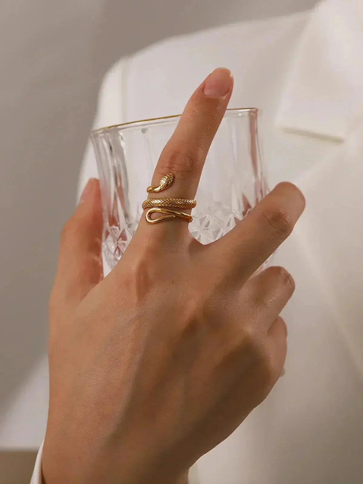 Vipera – Statement design – Titanium steel ring-15227807170933-Mirella Fiore