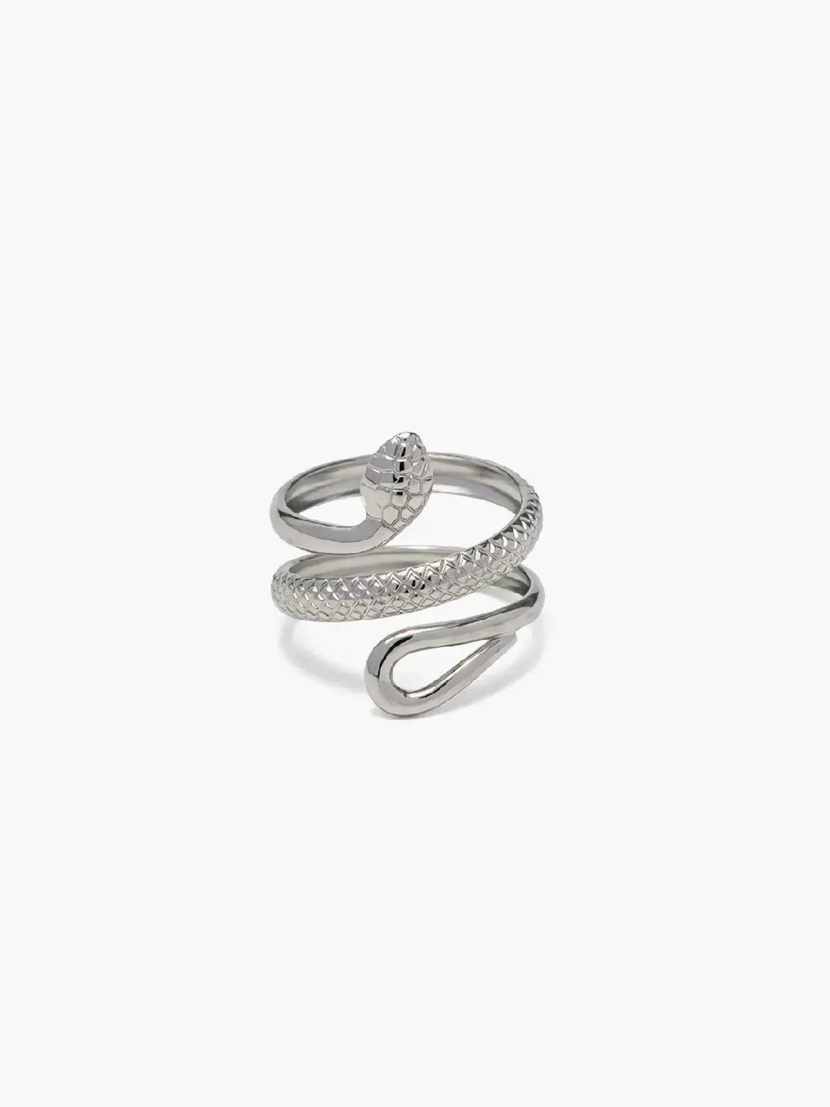Vipera – Statement design – Titanium steel ring-15227807170933-Nancy & Mae Savannah