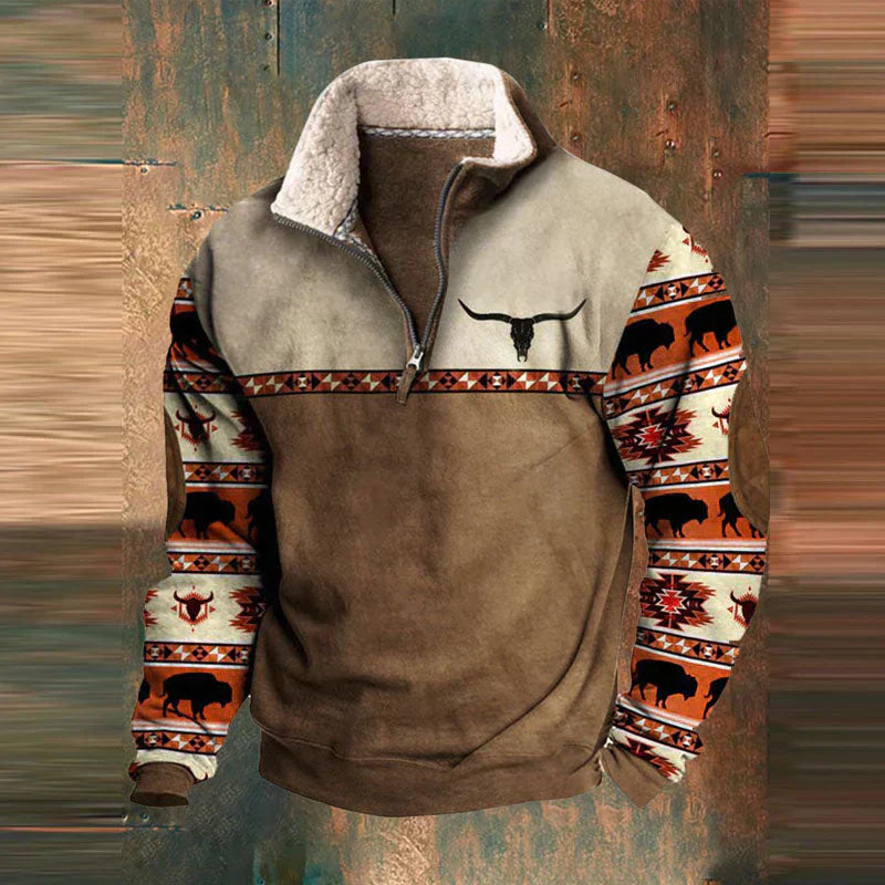 Wayne | Quarter-Zip Fleece Pullover-15553364590965-Mirella Fiore
