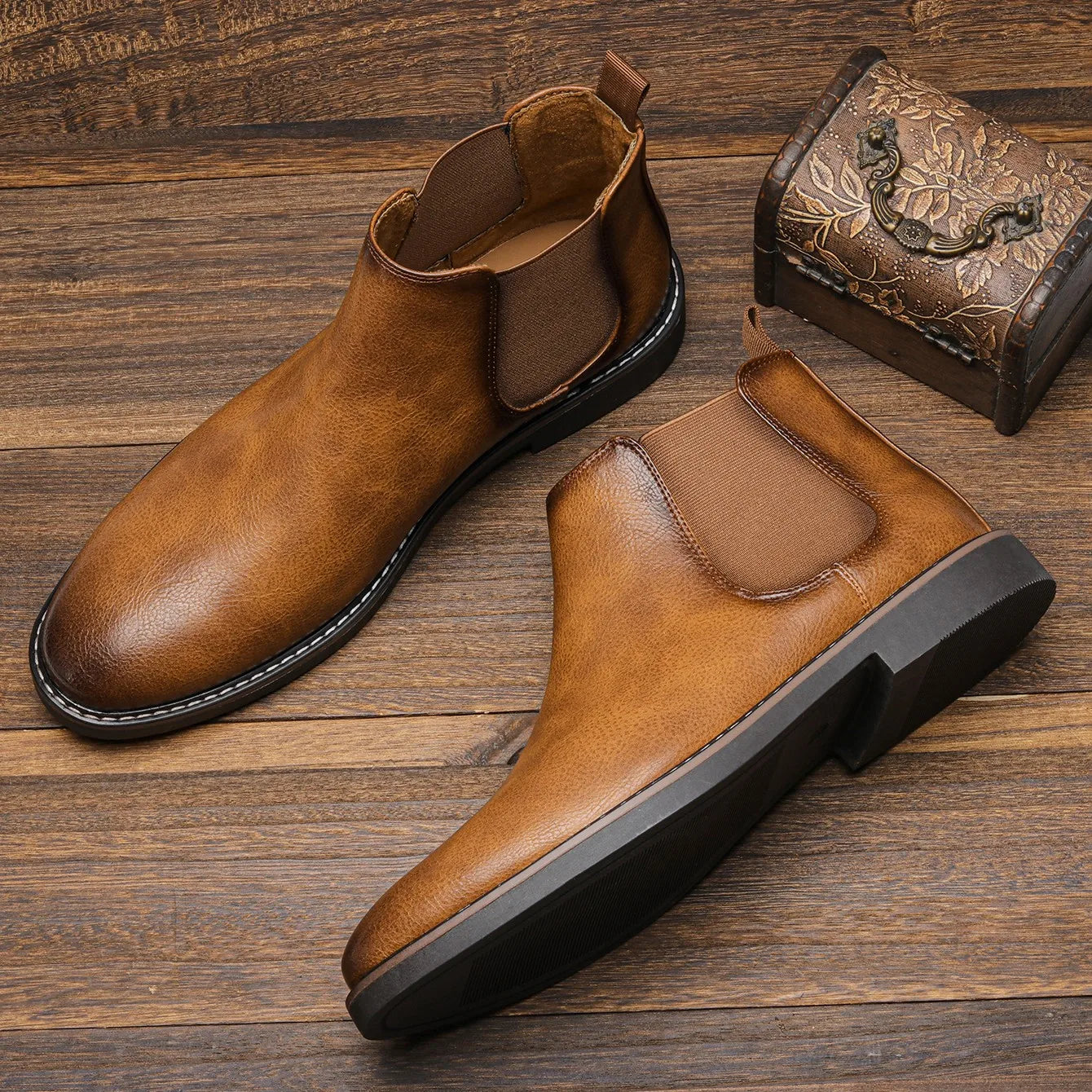 Wayne | Timeless Chelsea Boots-15553363738997-Mirella Fiore