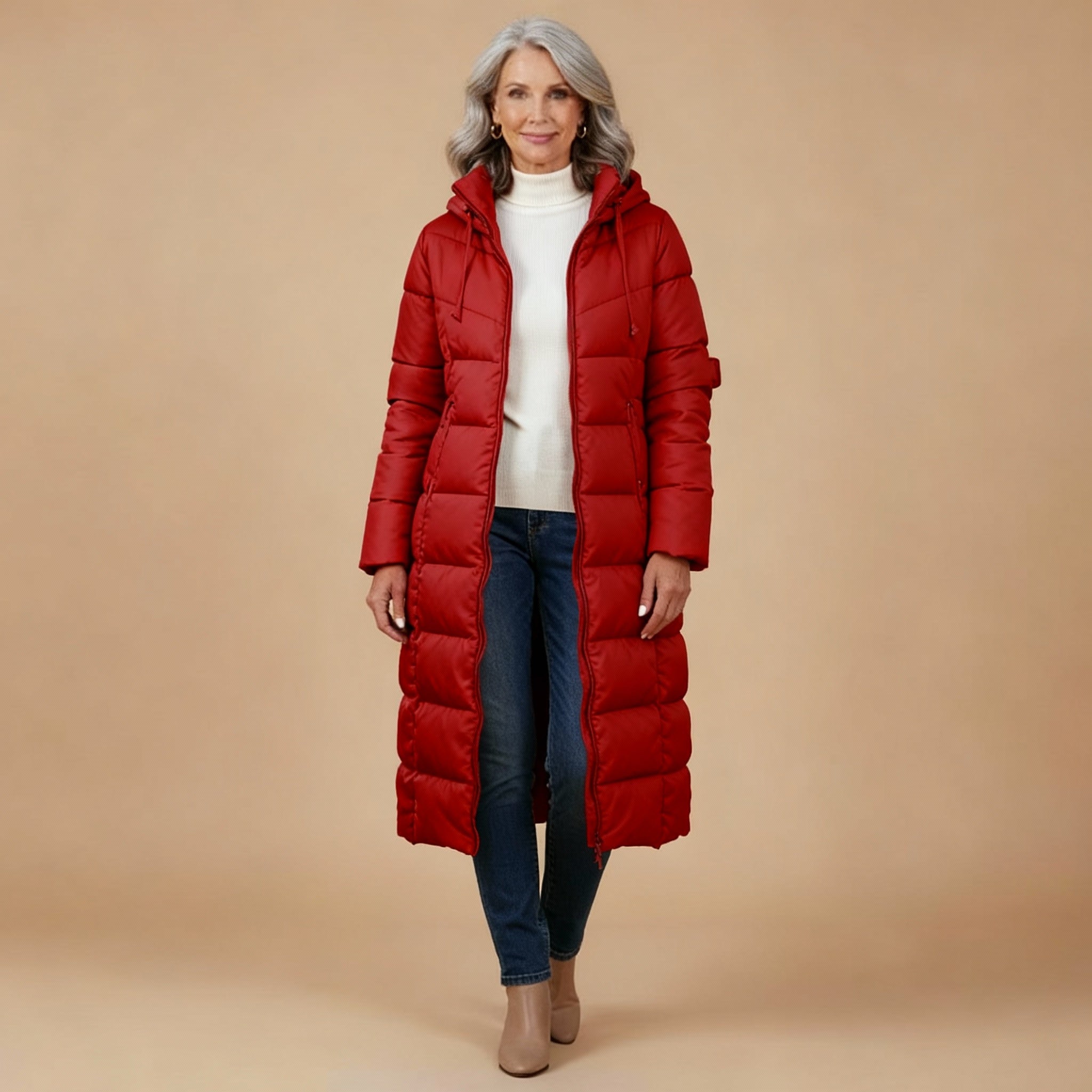 Wexford - Warm Women’s Longline Puffer Jacket-15550706778485-Mirella Fiore