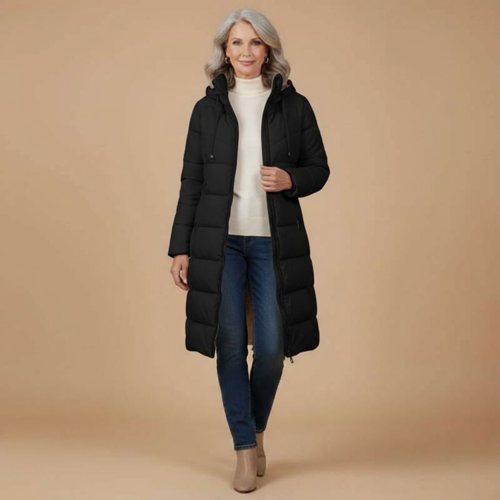 Wexford - Warm Women’s Longline Puffer Jacket-15550706778485-Mirella Fiore