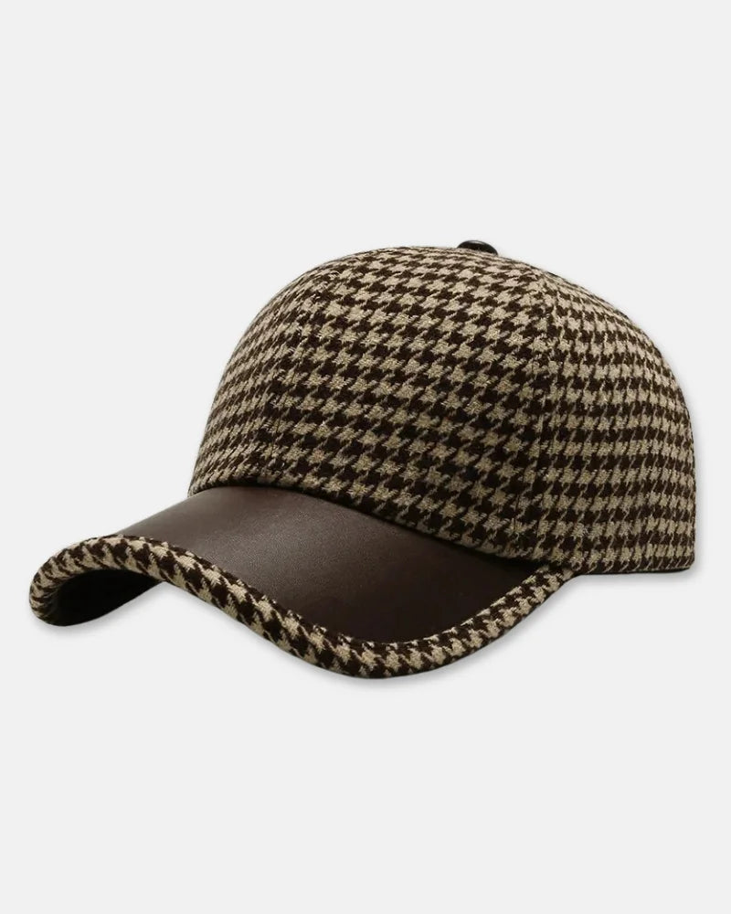 Windsor Leather Cap-15553983545717-Nancy & Mae Savannah