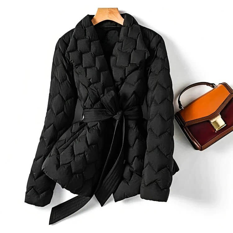 Winslow - Quilted Longline Women’s Coat-15550707237237-Mirella Fiore