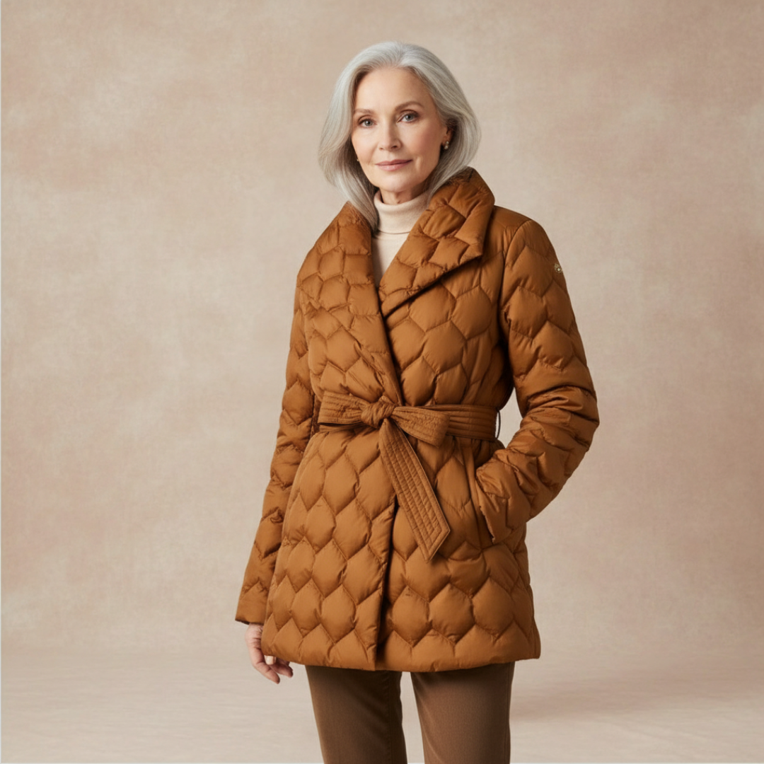Winslow - Quilted Longline Women’s Coat-15550707237237-Mirella Fiore