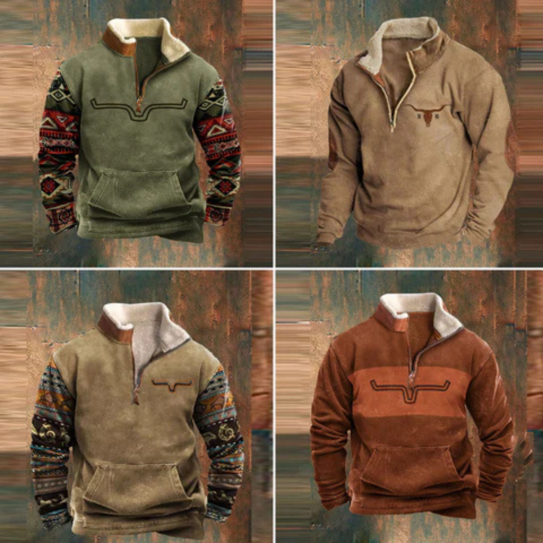 Yellowstone – Fleece Jacket With A Half-Zip For Autumn And Winter-15553364394357-Mirella Fiore