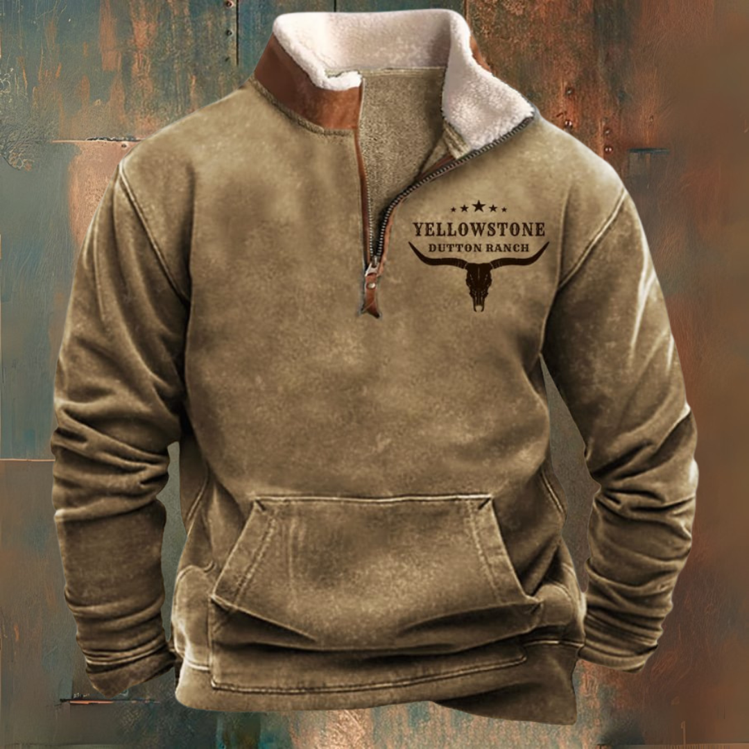 Yellowstone – Fleece Jacket With A Half-Zip For Autumn And Winter-15553364394357-Mirella Fiore