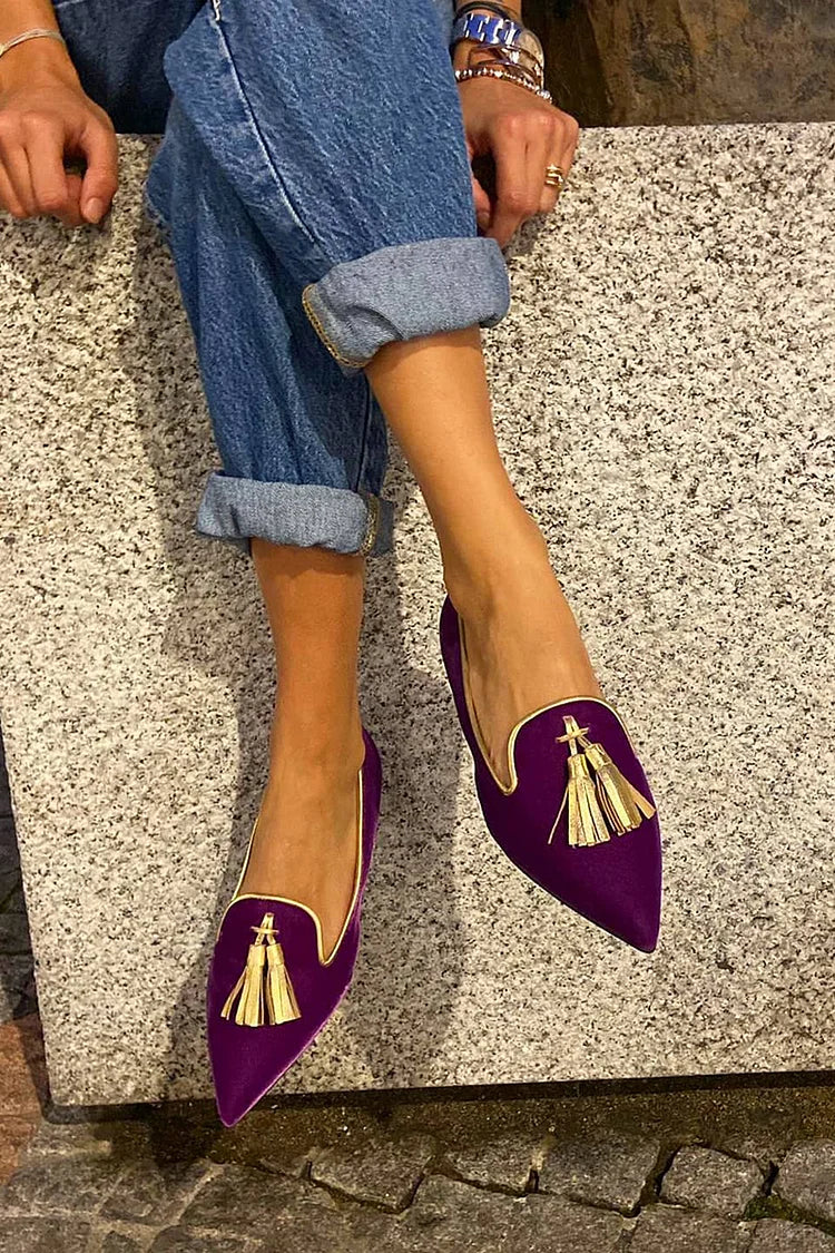ZADA - LOAFER WITH ELEGANT TASSELS-15553867481461-Mirella Fiore