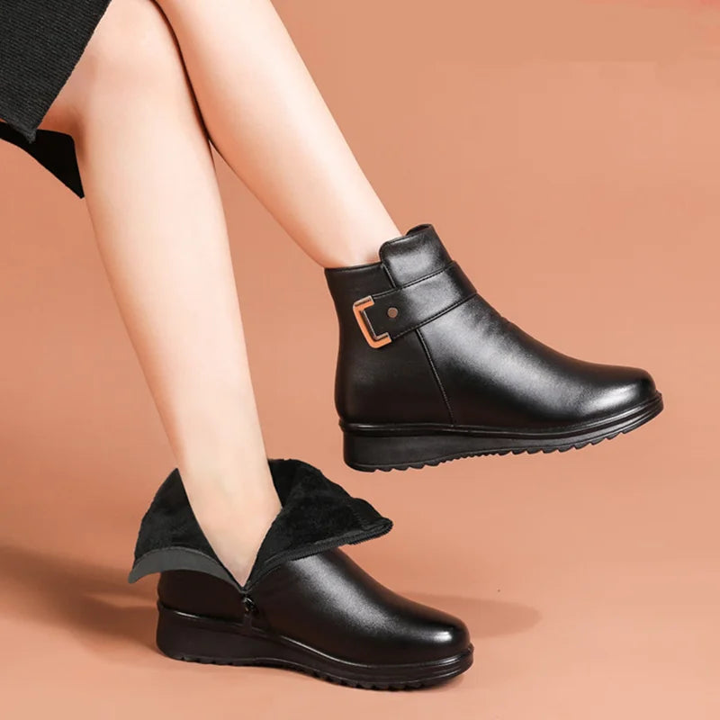 Zaffy - Comfort Leather Boots-15548991144309-Nancy & Mae Savannah