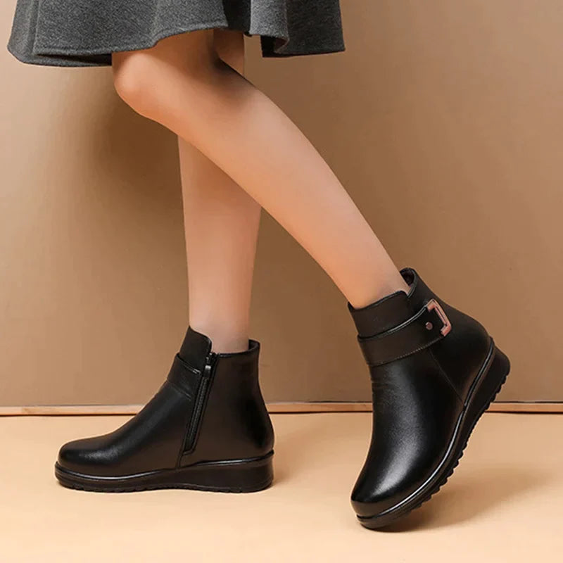 Zaffy - Comfort Leather Boots-15548991144309-Nancy & Mae Savannah