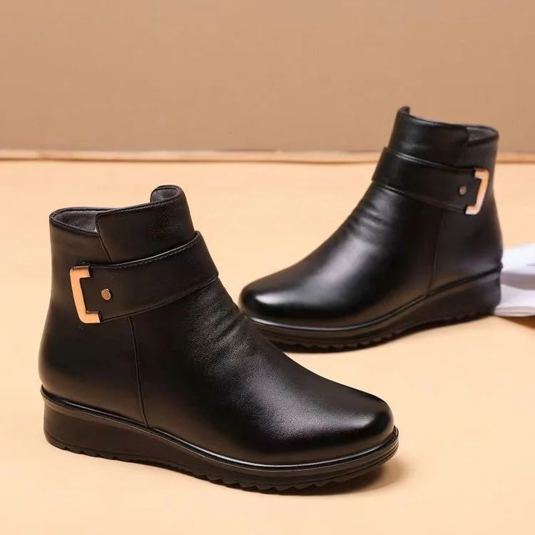 Zaffy - Comfort Leather Boots-15548991144309-Nancy & Mae Savannah